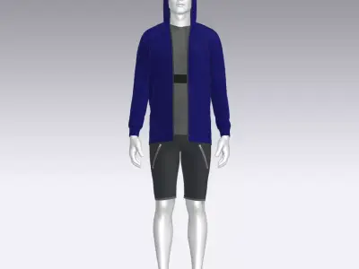 Sport Suit Low-poly 3D model 56