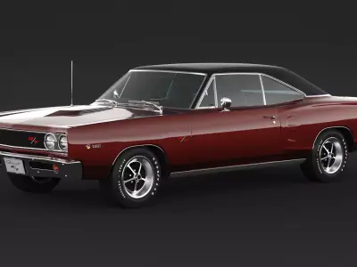1968 Dodge Coronet RT 3D model