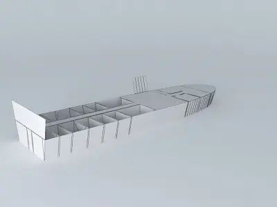 Graf Zeppelin Gondola Free 3D model