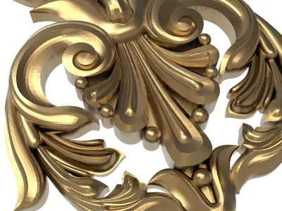  decorative pattern ready for 3D printing 3D model 329