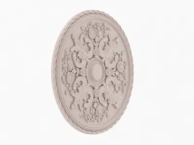 Classic Ceiling Medallion 36 3D model