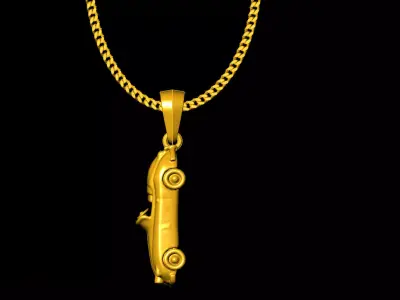 Car pendant charms - one inch pendant 3D print model purchase
