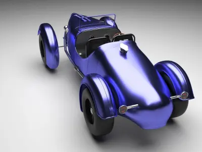 Old Car 3D model