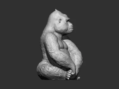 Gorilla 3d print model 3D model