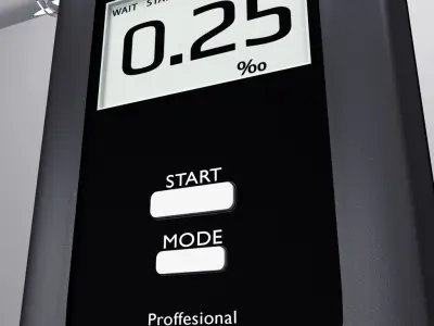 Alcohol Breathalyser 3D model