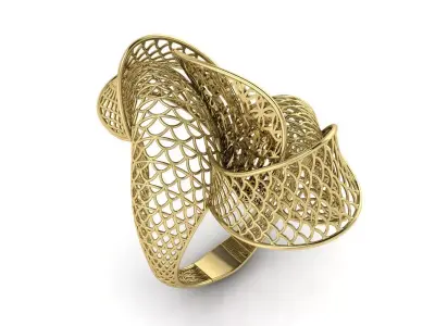 Ultra Vision Ring Jewelry 3D print model 17