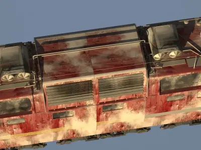Train CS2T Snow 3D model