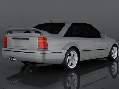 1990 Lotus Carlton Low-poly 3D model