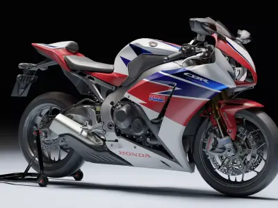 Honda CBR 1000RR Fireblade SP 2015 Low-poly 3D model
