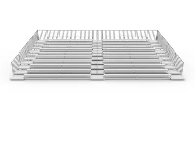 Bleachers 3 3D model