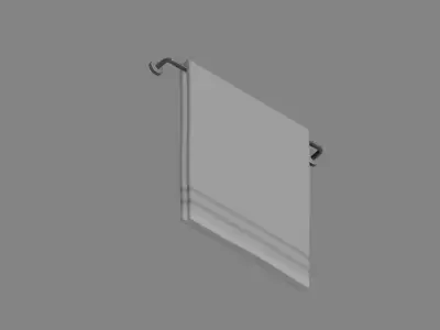 Hanging Towel 3D model