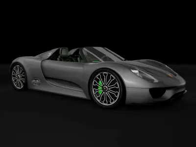 Porsche 918 spyder 3D model
