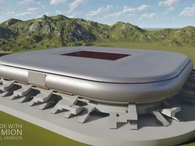 International Stadium 3D model