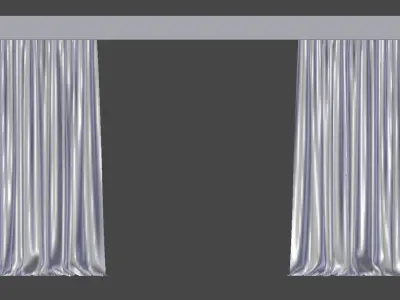 Modern Curtain 3D model