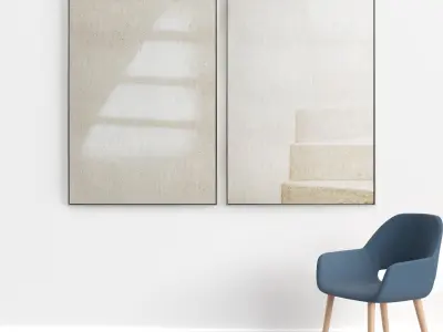 Photo Frame 137 Low-poly 3D model