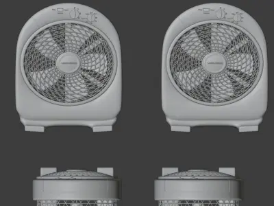 Table fan    Ventilador de mesa Free 3D model