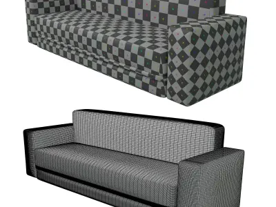 Sofa Interior Free 3D model