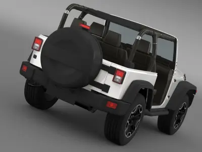 Jeep Wrangler Rubicon 10th Anniversary 2014 3D model