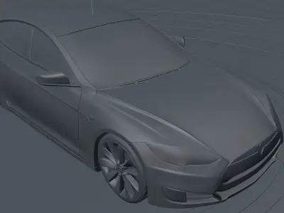 tesla-mode s final-v2 car 3D model