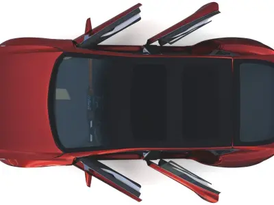 2017 Tesla S-X-3 Collection w interior 3D model