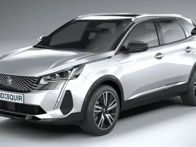 Peugeot 3008 2021 3D model