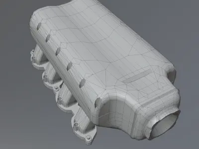 Plazmaman Intake Low-poly 3D model