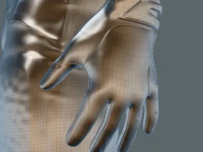 American Football Uniform 3D model