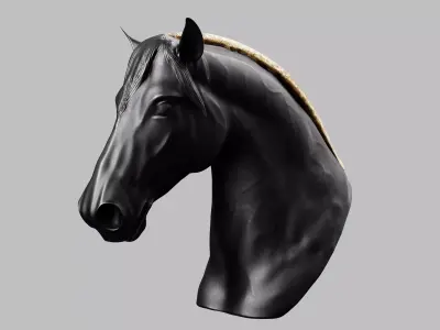 Equinus Sculpture 3D model