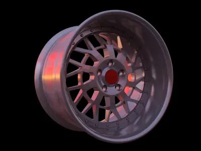 Car Wheel - GMR VX-5  3D print model