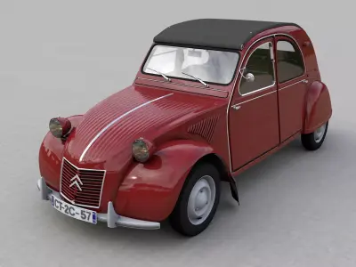 CITROEN 2CV AZ 1957 3D model