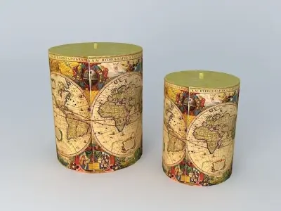 candles velas Free 3D model