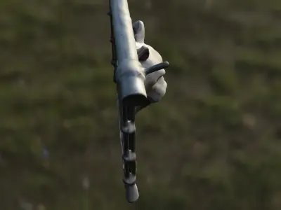 Wolf Clan Banner Medieval Wall Decoration 3D model