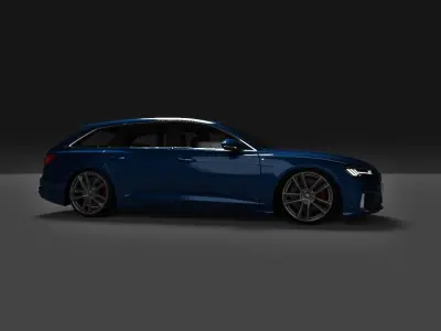 Audi A6 2019 3D model