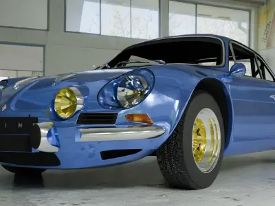 alphine renault 3D model