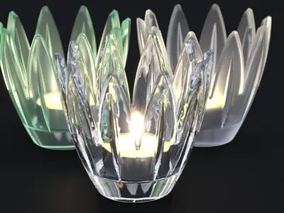 TULIP CANDELITE HOLDER 2010 3D model