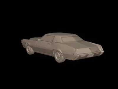Cadillac fleetwood Eldorado Coupe 1968  3D print model