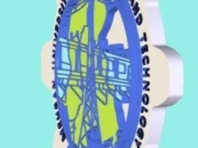 3D logo- Mehran University -Jamshoro-Hyderabad 3D model