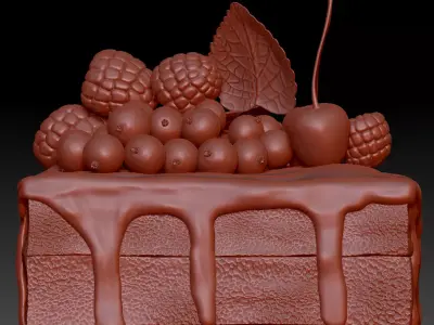 Cake Fake Decor Artifical 3D print model