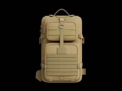 50l Size Army Backpack 3D model