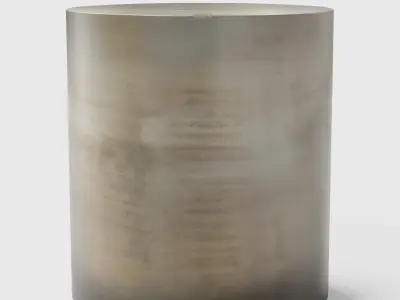 Almandine Ombre Drum Side Table 3D model