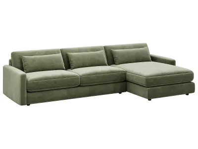 Kipton Two-Piece Chaise Sectional By Arhaus 3D model