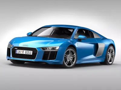 Audi R8 V10 Coupe 2016 3D model