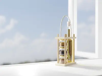 Honey And Oil Souvenir Low-poly 3D model