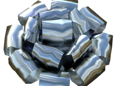 GIFT BOW Low-poly 3D model