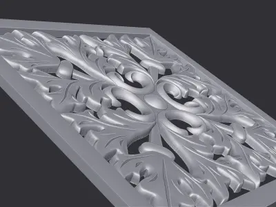 Wall decor panel  3D print model