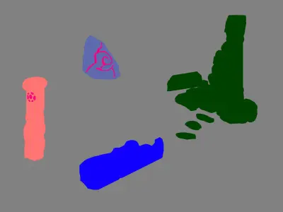 Stone Elf Area - Stele 01 3D model