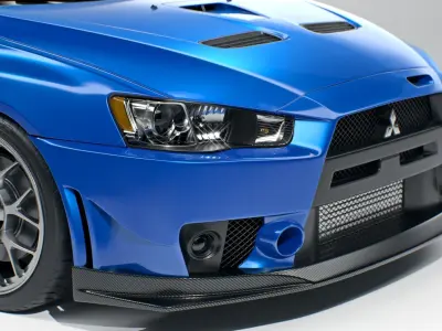 Mitsubishi Lancer Evolution X FQ-440 MR 3D model