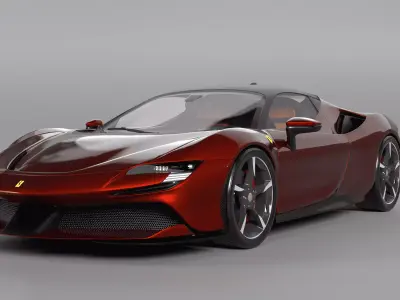 Ferrari SF-90 Stradale 3D model
