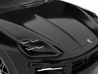 Porsche Cayenne Black Edition 2025 3d model 3D model