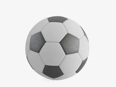 Soccer Ball 2K Resolution Low-poly 3D model